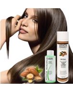 The Original Keratin Hair Treatment 300ml+120cs with Argan oil instantly straightens, smooths, repairs, conditions, and strengthens the hair